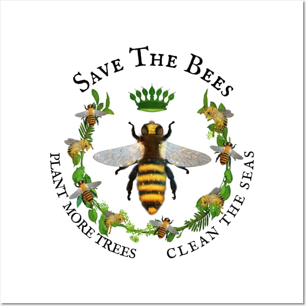 Save the Bees Wall Art by Dream and Design